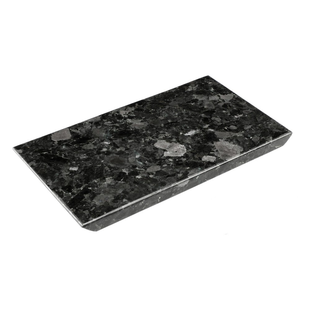 Crni granitni podmetač RGE Black Crystal, 20 x 35 cm