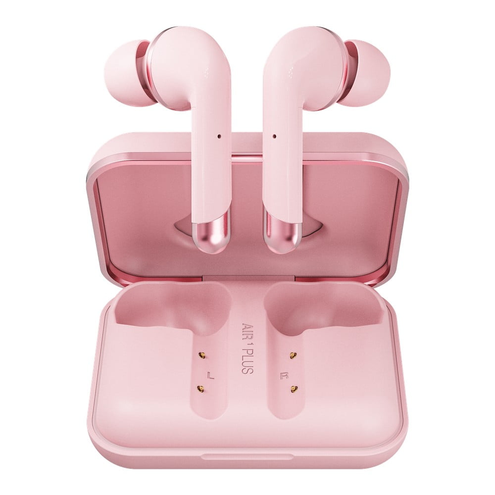 Ružičaste bežične slušalice Happy Plugs Air 1 Plus In-Ear