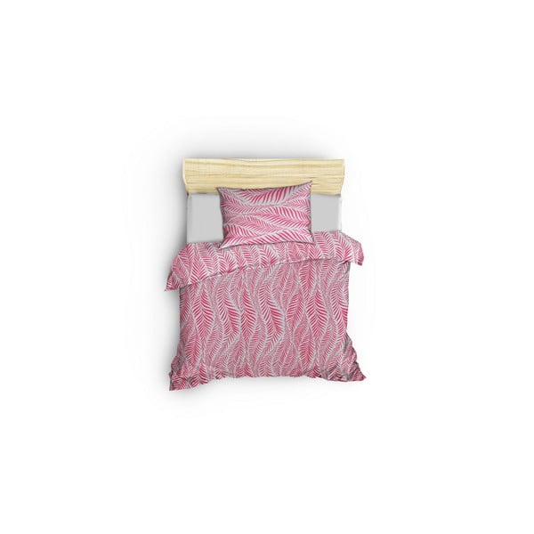 Ružičasta pamučna posteljina Nazenin Home Arrigo, 140 x 200 cm