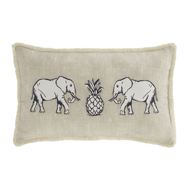 Bež jastuk Pineapple Elephant Tembo, 30 x 50 cm