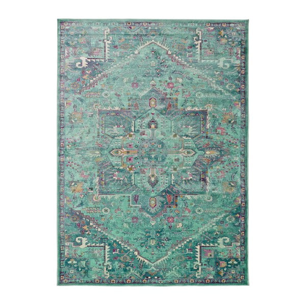 Zeleni tepih od viskoze Universal Lara, 160 x 230 cm