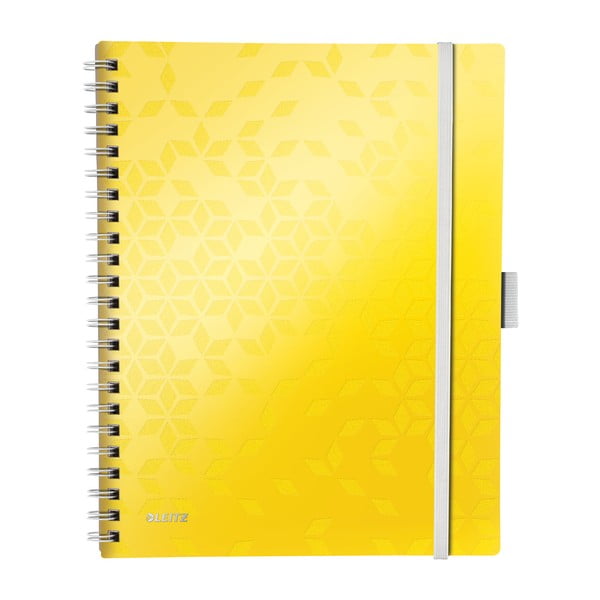 Žuta bilježnica s crtama Leitz, 80 stranica