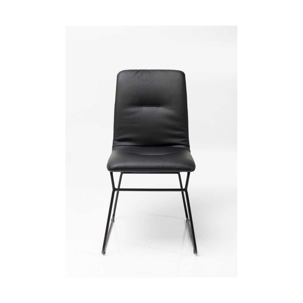 Crna stolica za blagovanje Kare Design Zorro