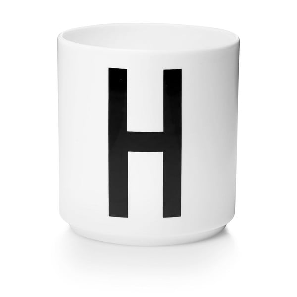 Bijela porculanska šalica Design Letters Personal H