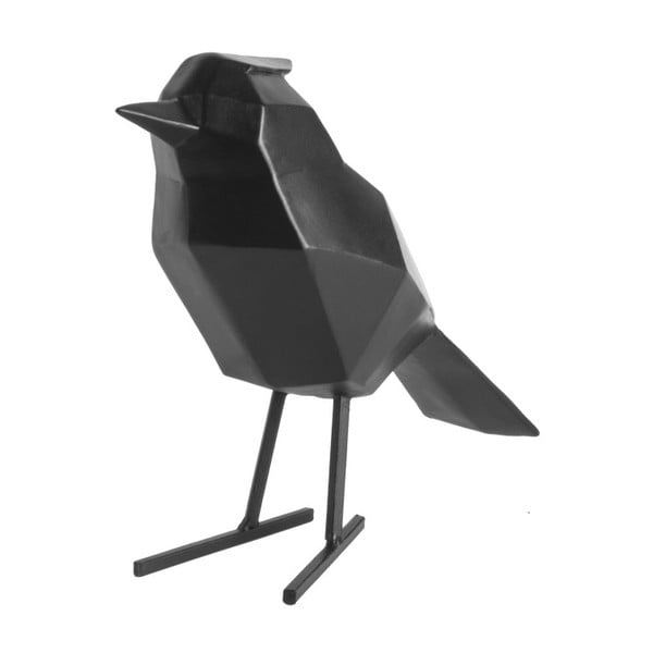 Crna dekorativna skulptura PT LIVING Bird Large Statue