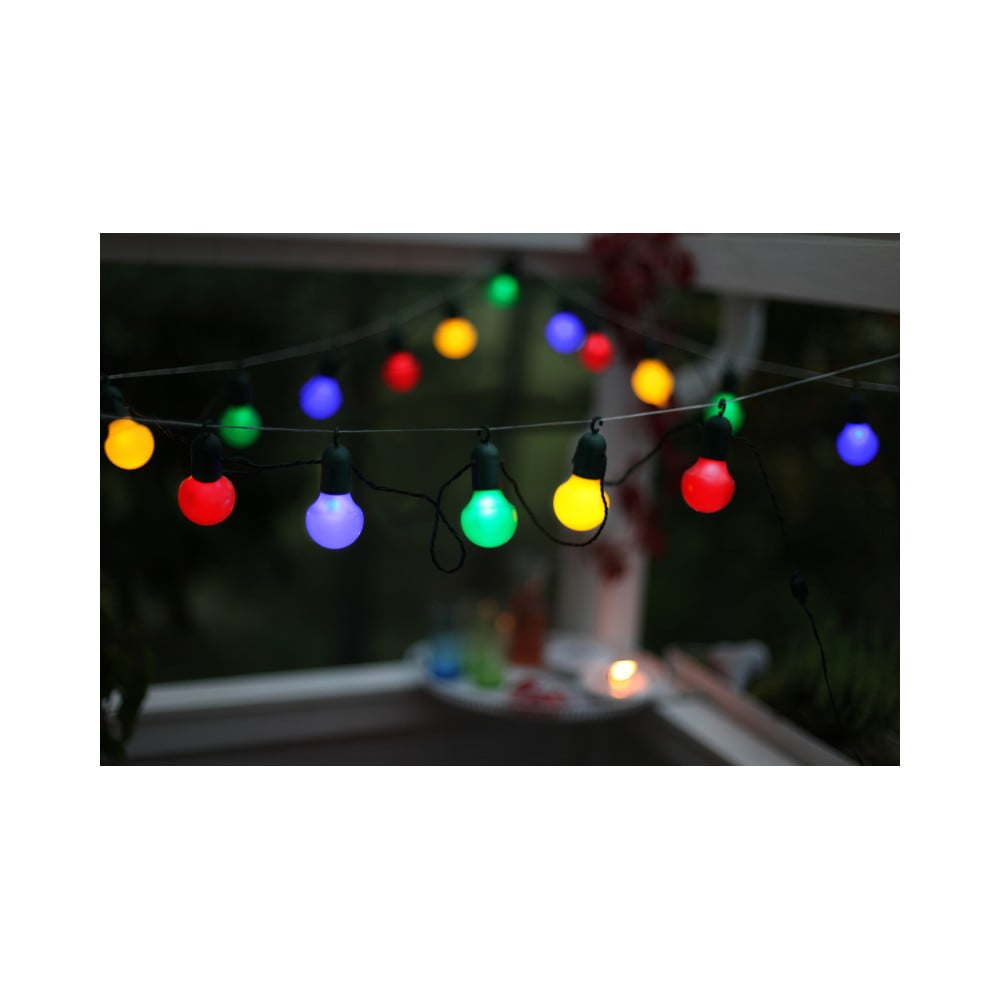 Šareni rasvjetni LED lanac pogodan za vanjsku uporabu,Star Trading Party, 20 lampica