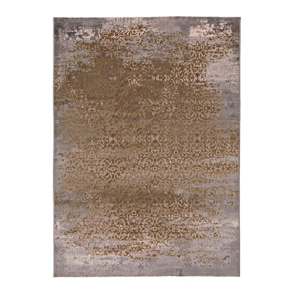 Sivo-zlatni tepih Universal Danna Gold, 60 x 120 cm