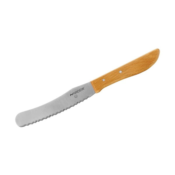 Čelični nož za kruh i maslac s drvenom ručkom Nirosta Wood