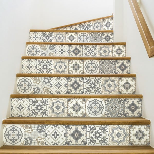 Set od 2 naljepnice za stepenice Ambiance Carenza, 15 x 105 cm