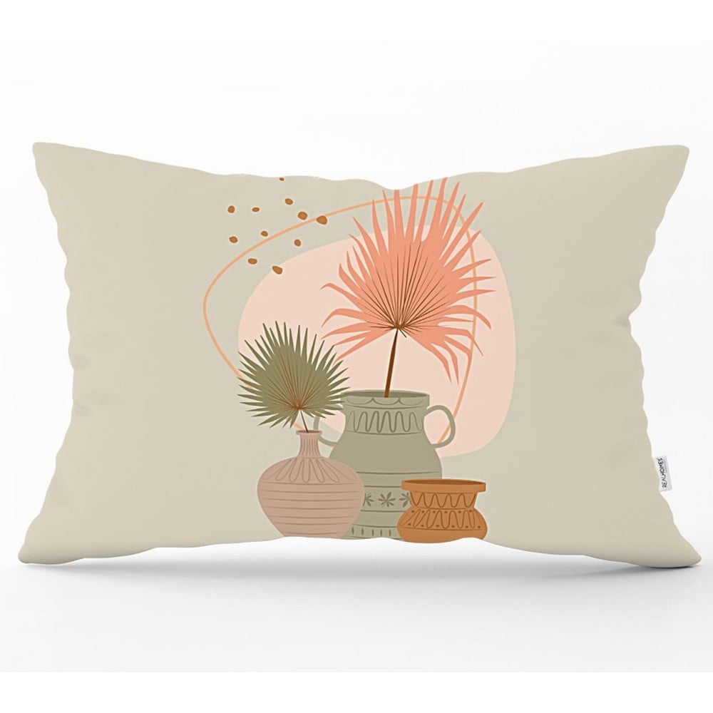 Jastuk premaz minimalistički jastuk pokriva pastelni cvijet boja, 35 x 55 cm