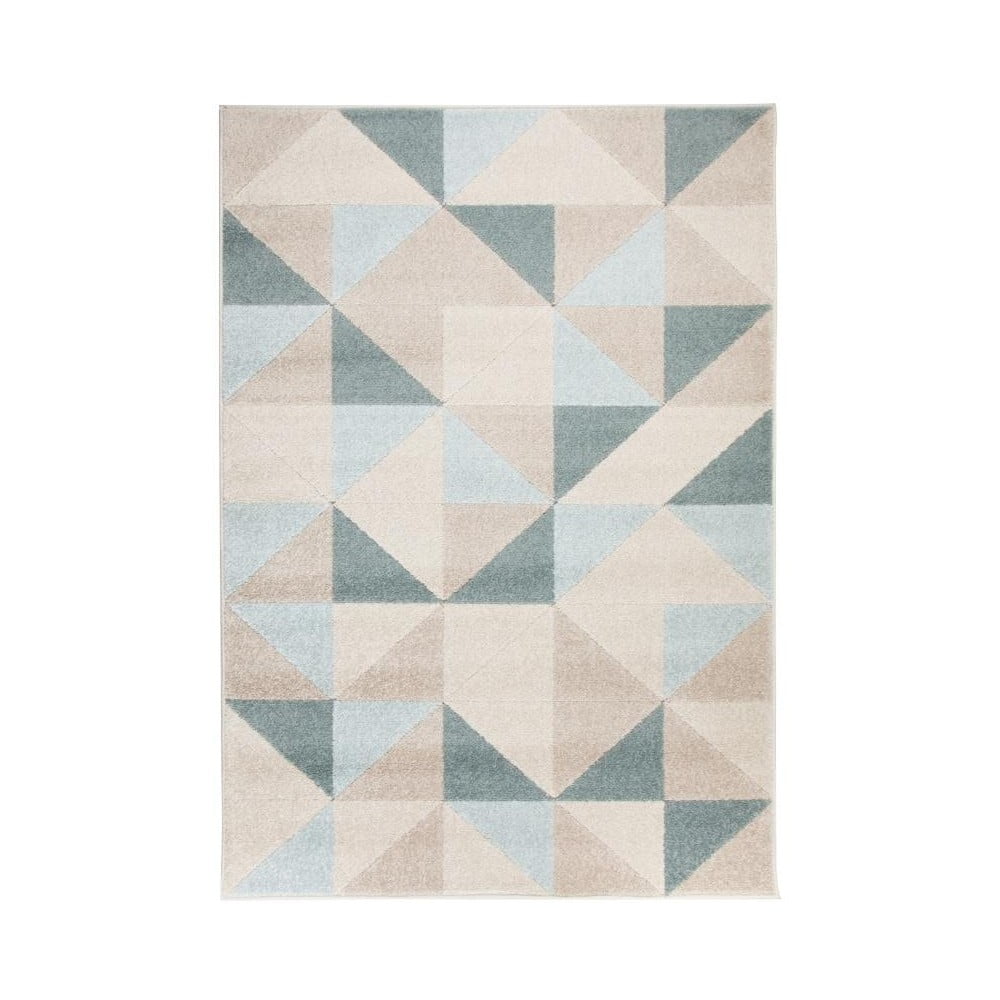 Bež-plavi tepih Flair Rugs Urban Triangle, 200 x 275 cm