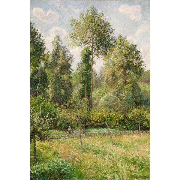 Reprodukcija slike Camille Pissarro - Poplars Éragny, 60 x 80 cm