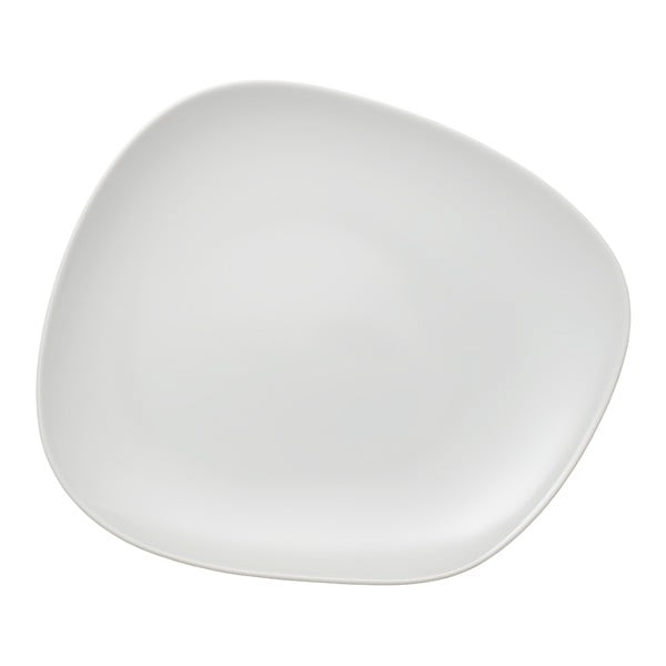 Bijeli porculanski tanjur Villeroy & Boch Like Organic, 27 cm