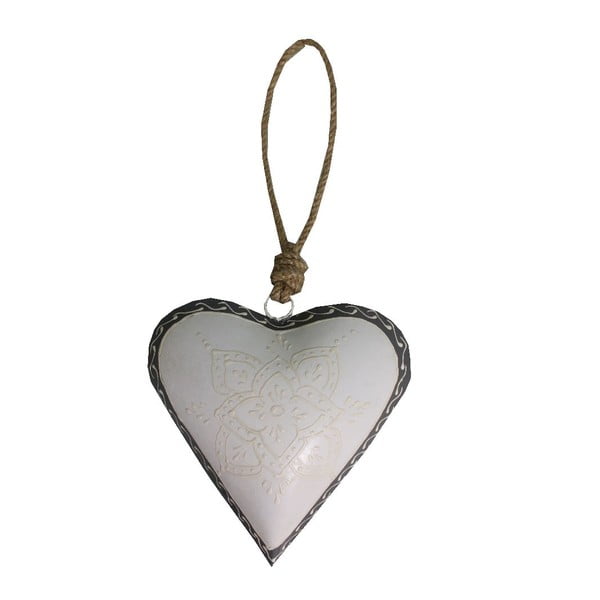 Dekorativno srce Antic Light Heart, 16 cm