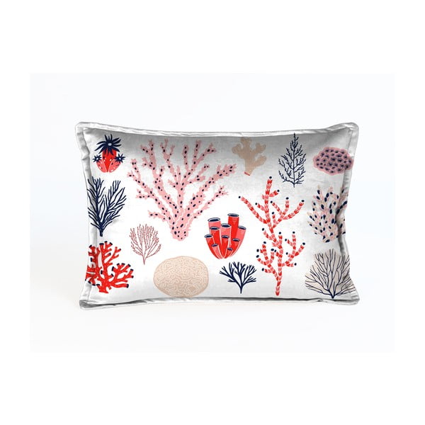 Šareni jastuk baršun Velvet Atelier Plankton, 50 x 35 cm
