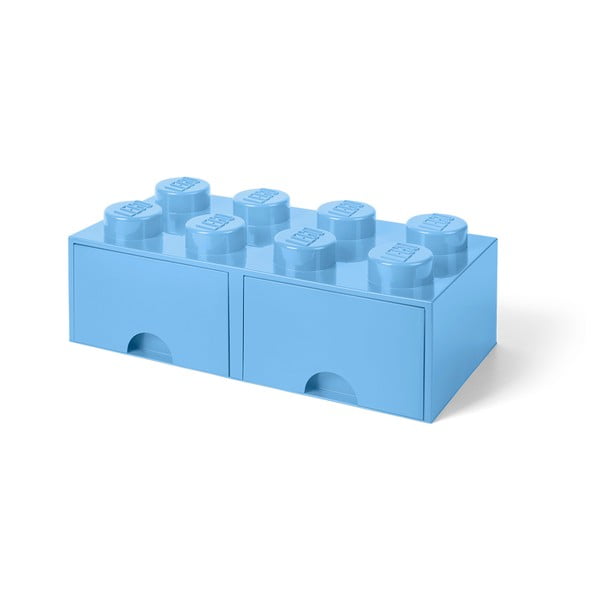 Svijetloplava kutija s dvije ladice LEGO®