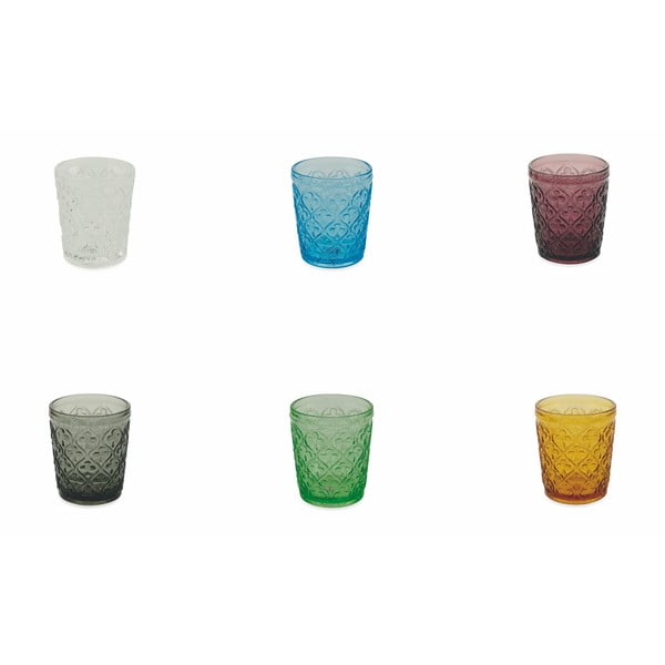 Set s 6 šarenih čaša Villa d´Este Marrakech, 240 ml