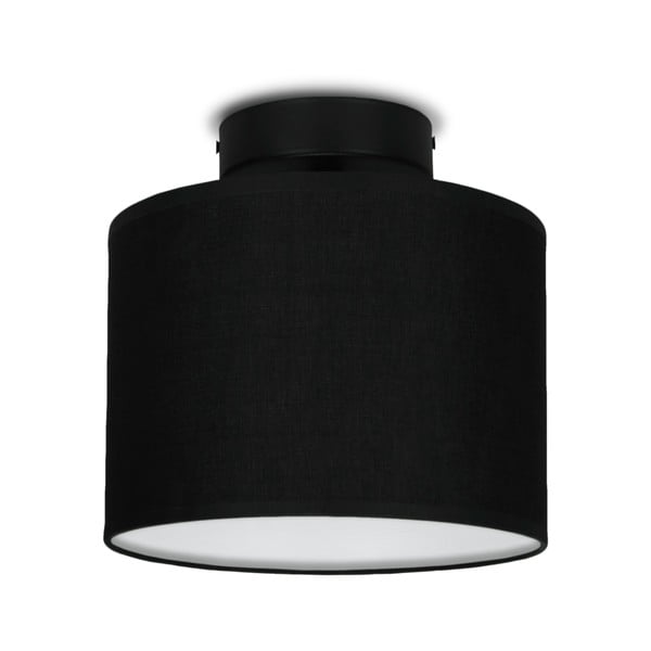 Crna stropna lampa Sotto Luce Mika XS CP, ⌀ 20 cm