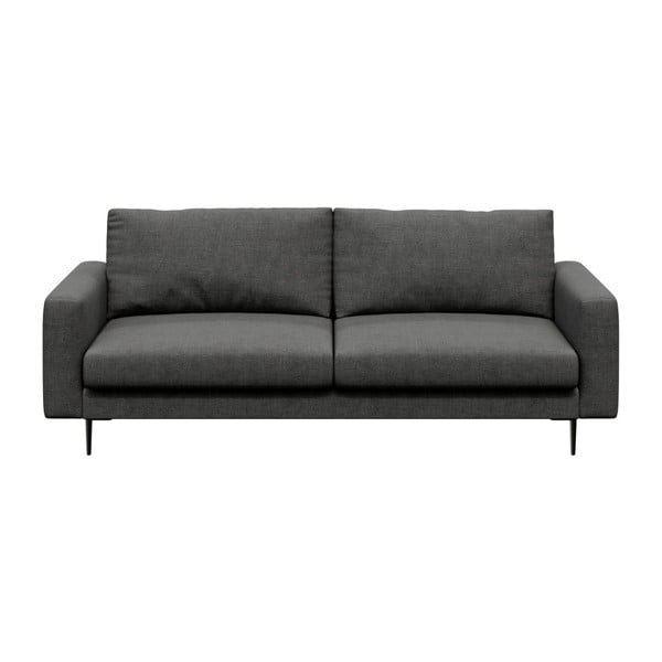 Tamnosiva sofa Devichy Levie, 222 cm