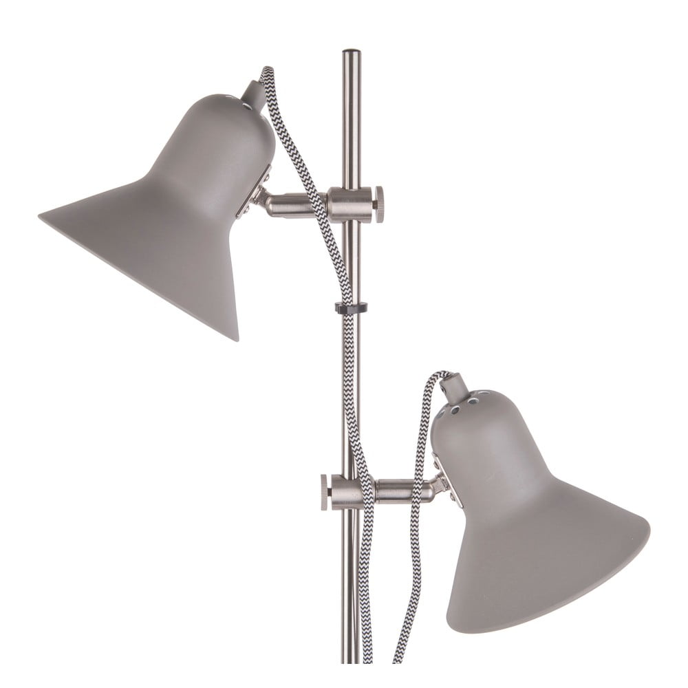 Svijetlo siva podna svjetiljka Leitmotiv Slender, visina 153 cm