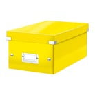 Žuta kutija za pohranu s poklopcem Leitz DVD Disc, duljina 35 cm
