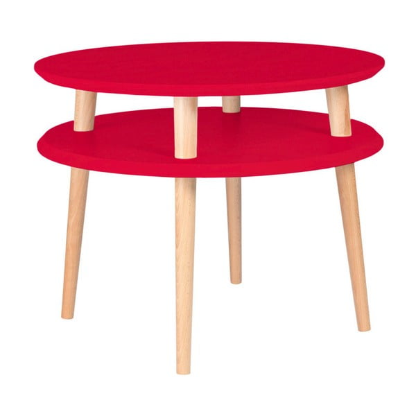 Ragaba Ufo crveni stolić za kavu, ⌀ 57 cm