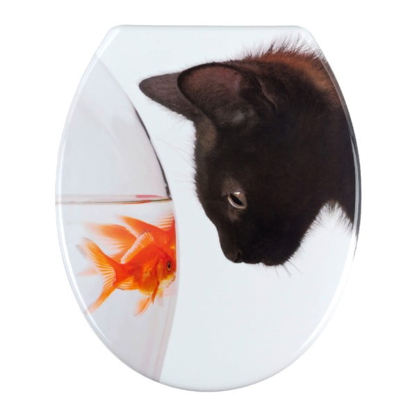 WC daska Wenko Fish & Cat, 45 x 37,5 cm