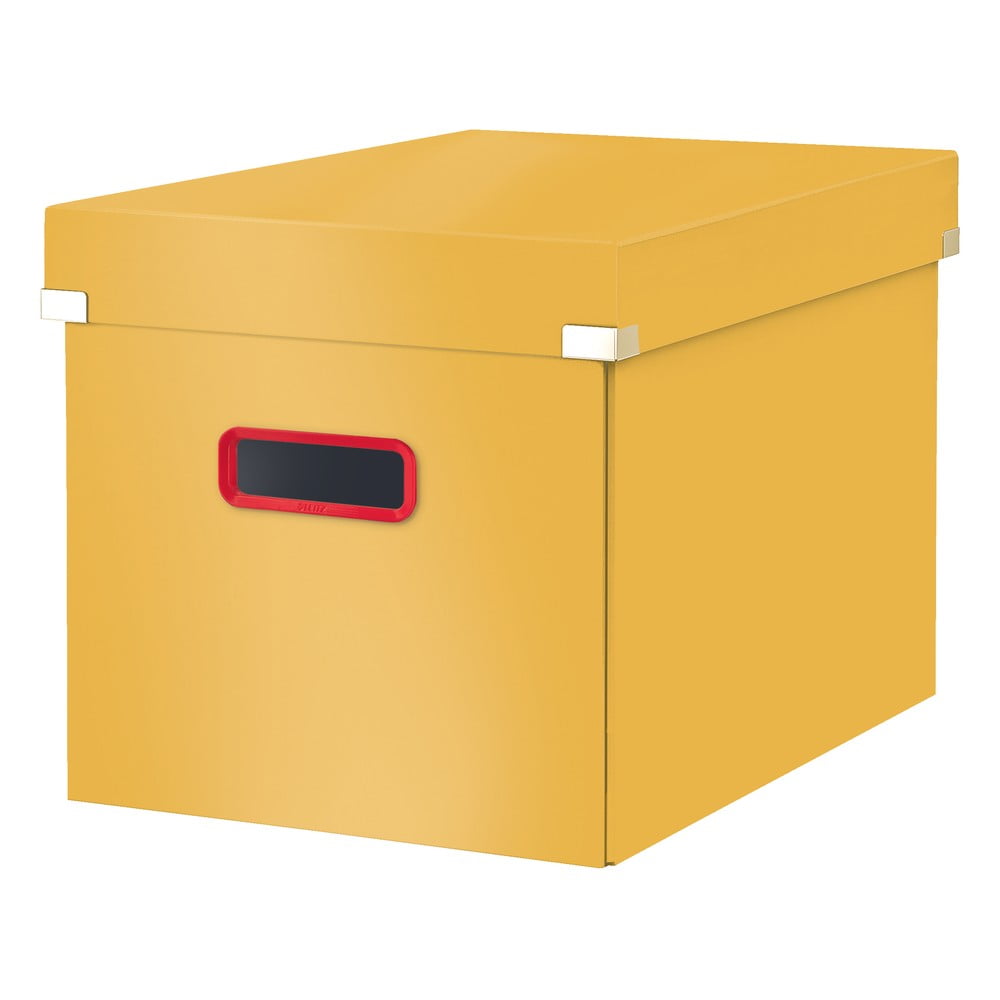 Žuta kutija za pohranu Leitz Cosy Click & Store, dužine 32 cm