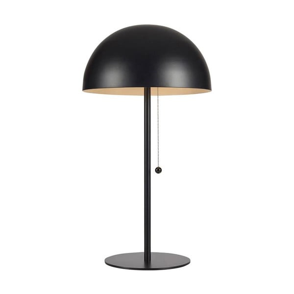 Crna stolna lampa Markslöjd Dome, visina 54,5 cm