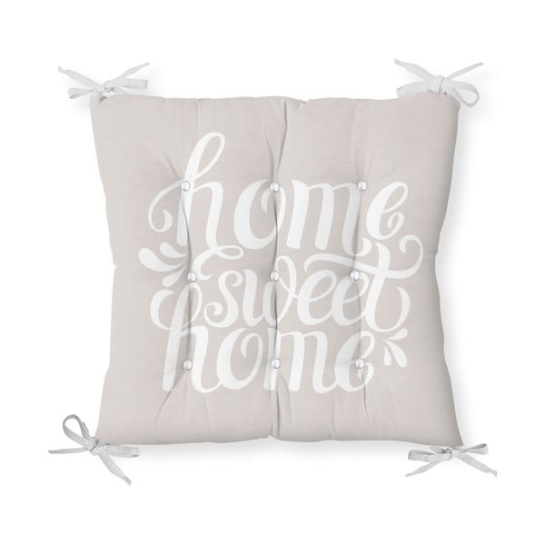 Pamučni jastuk za sjedenje Minimalist Cushion Covers Home Sweet Home, 40 x 40 cm