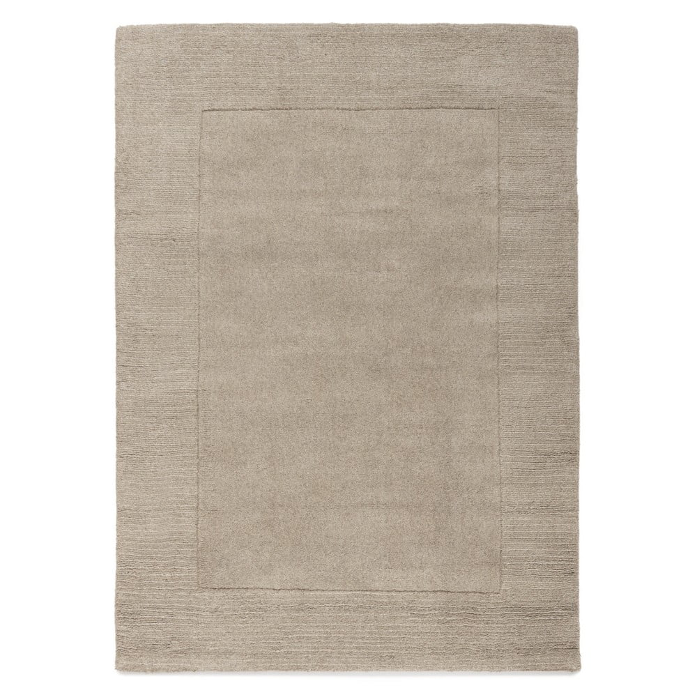 Smeđi vuneni tepih Flair Rugs Siena, 120 x 170 cm
