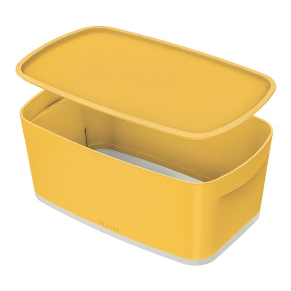 Žuta kutija za skladištenje s poklopcem Leitz, volumen 5 l