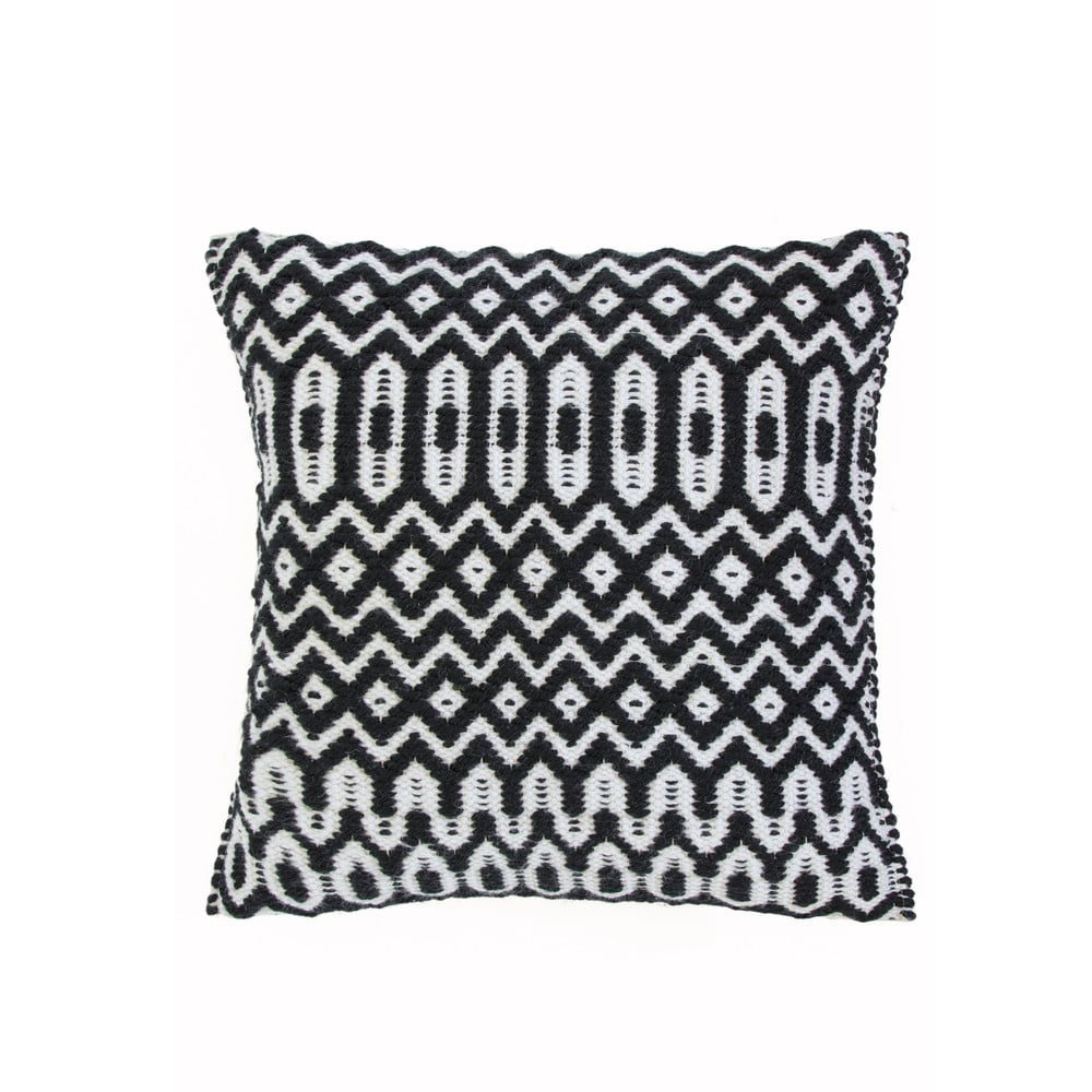 Crno-bijeli vanjski jastuk Asiatic Carpets Halsey, 45 x 45 cm