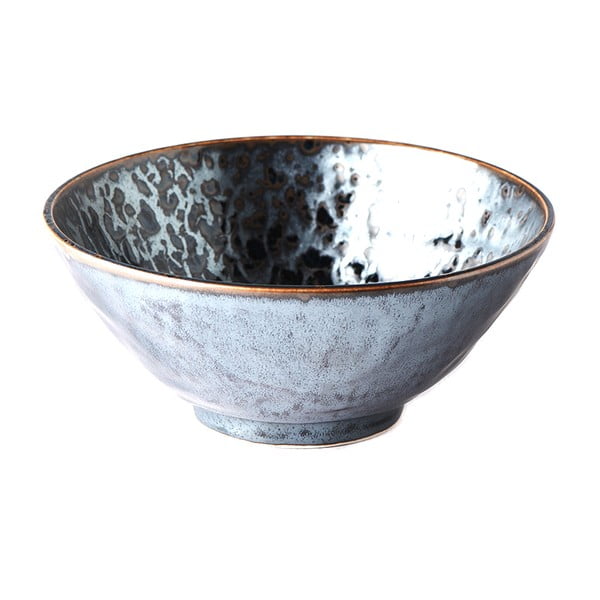 Crna keramička zdjela MIJ Black Pearl, ø 20 cm