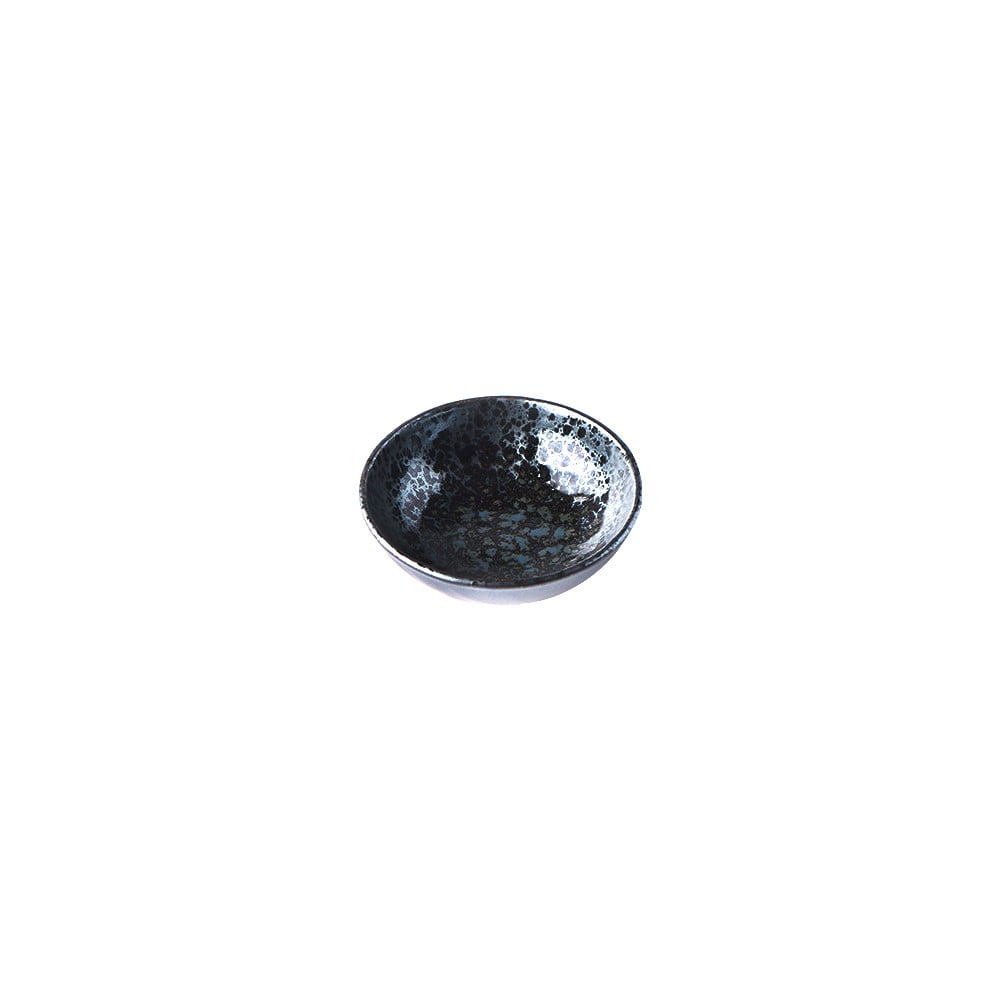Crno-siva keramička plitka zdjela MIJ Pearl, ø 13 cm