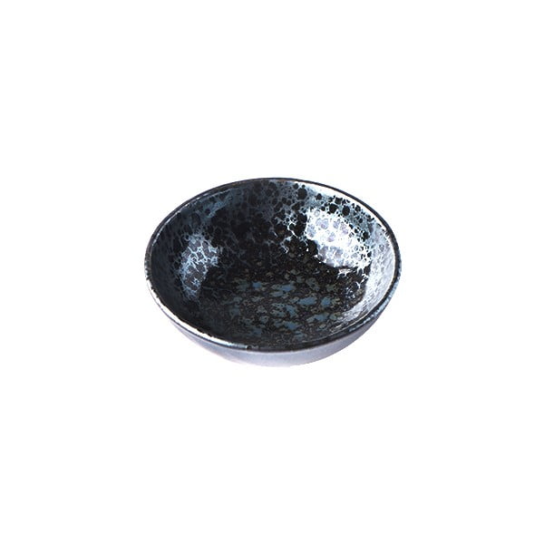 Crno-siva keramička plitka zdjela MIJ Pearl, ø 13 cm