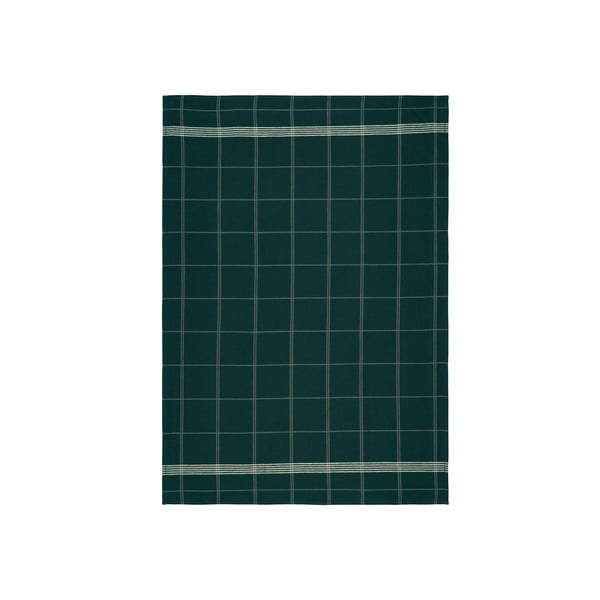 Zeleni kuhinjski ručnik iz pamuka Södahl Geometric, 50 x 70 cm