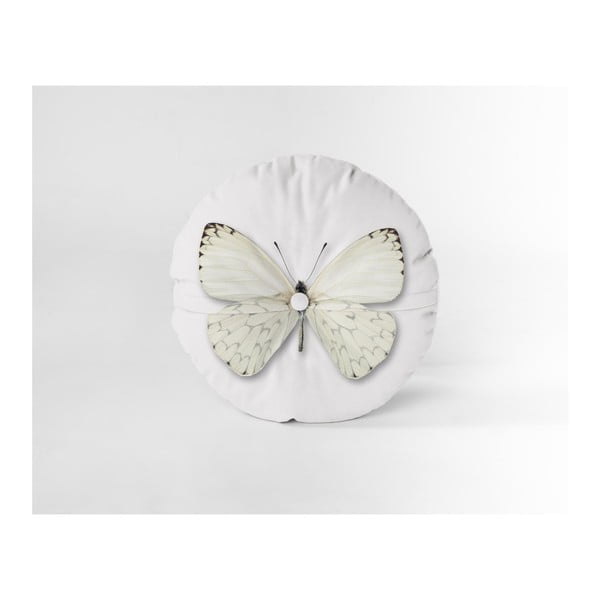 Baršunasti jastuk Velvet Atelier Butterfly, ⌀ 45 cm