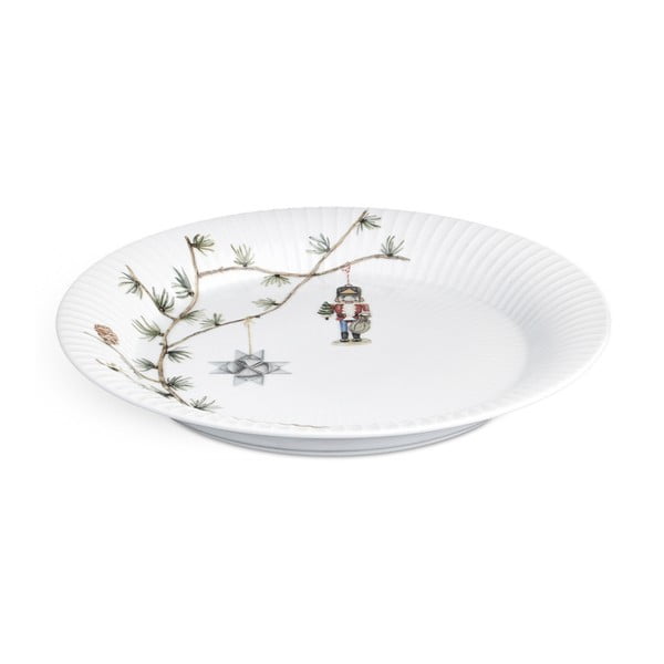 Porculanski božićni tanjur Kähler Design Hammershoi Christmas Plate, ⌀19 cm