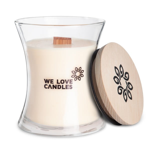 Svijeća od sojinog voska We Love Candles Ivory Cotton, vrijeme gorenja 64 sati