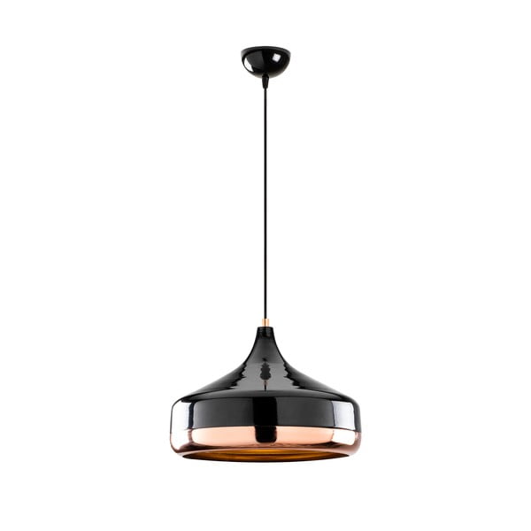 Viseća svjetiljka u crno-bakrenoj boji Opviq lights Yildo, ø 36 cm
