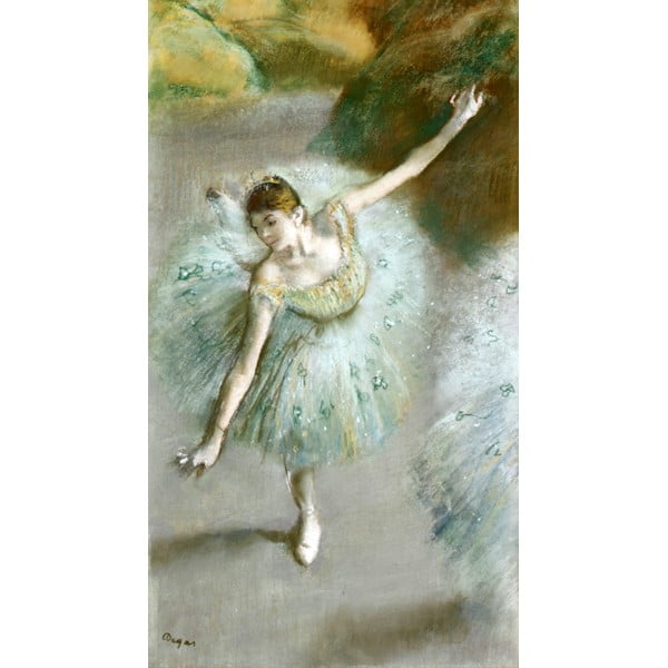 Reprodukcija slike slike Edgar Degas - Dancer in Green, 55 x 30 cm