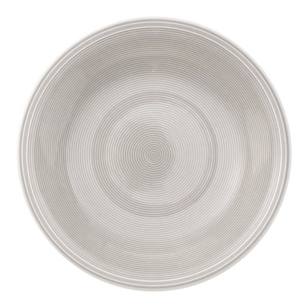 Bijelo-sivi porculanski duboki tanjur Villeroy & Boch Like Color Loop, 23,5 cm