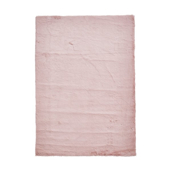 Ružičasti tepih Think Rugs Teddy, 80 x 150 cm