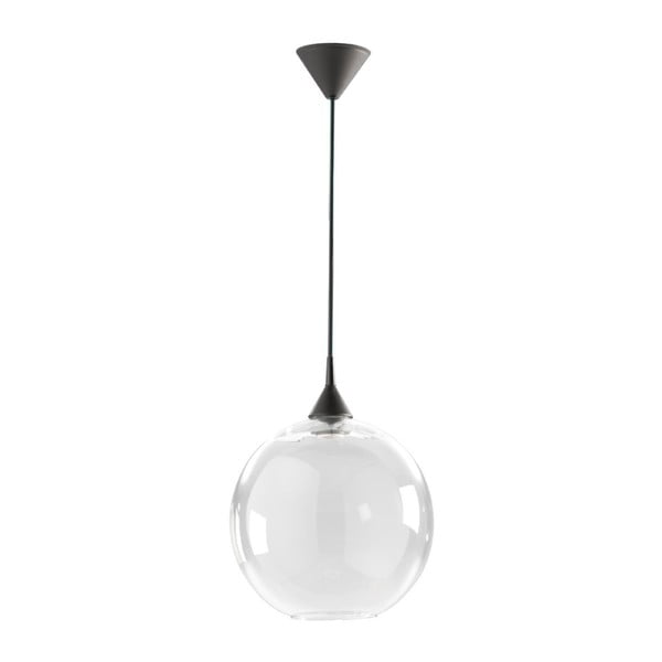 Bijela viseća svjetiljka od recikliranog stakla Really Nice Things, ø 33 cm