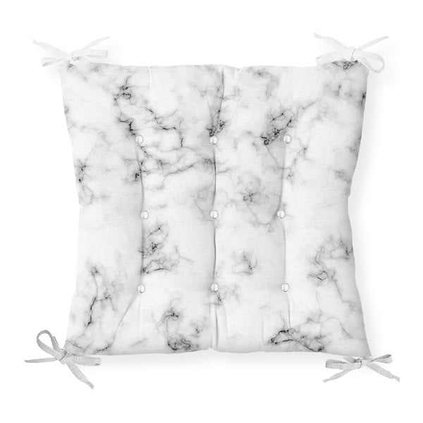 Donje rublje s pamučnim minimalističkim jastukom pokriva mramor, 40 x 40 cm