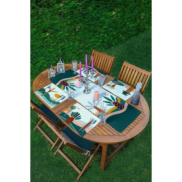 Set od 4 tekstilna podmetača i staze za stol Minimalist Home World