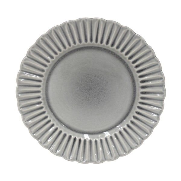 Sivi tanjur od kamenine Costa Nova Cristal, ⌀ 28 cm