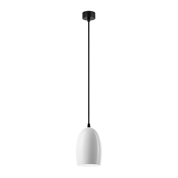 Bijela viseća svjetiljka Sotto Luce Ume S Glossy, ⌀ 13,5 cm