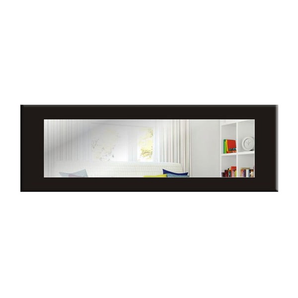 Zidno zrcalo s crnim okvirom oyo koncepta Eve, 120 x 40 cm